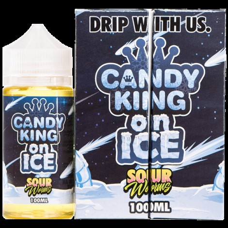 Candy King On Ice - Sour Worms 100ml