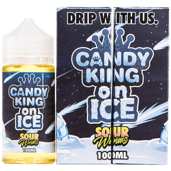 Candy King On Ice - Sour Worms 100ml