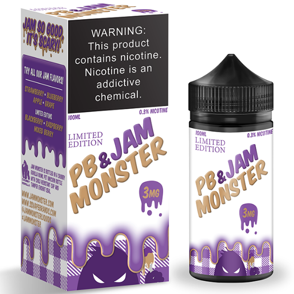 Jam Monster - PB & Jam 100ml (Limited Edition)