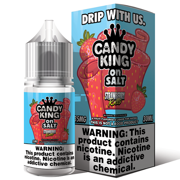 Candy King On Salt - Strawberry Rolls 30ml