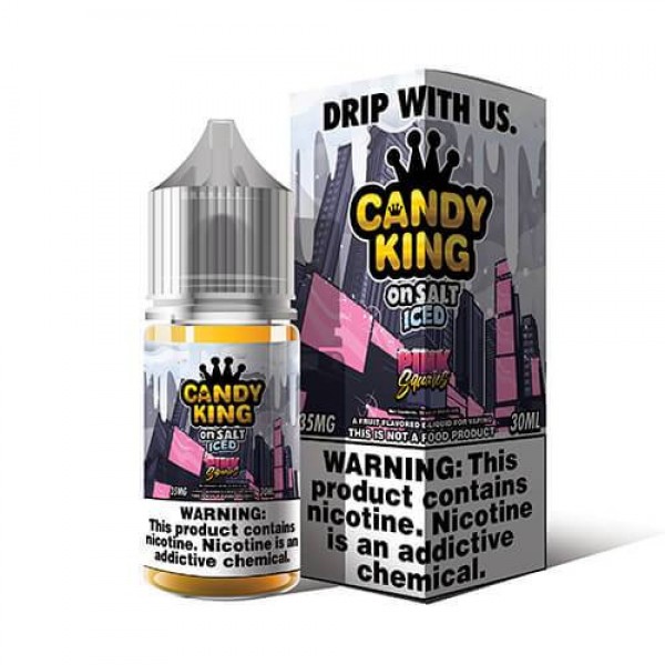 Candy King On Salt Iced - Pink Squares 30ml