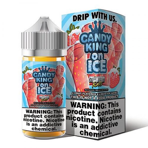 Candy King On Ice - Strawberry Rolls 100ml