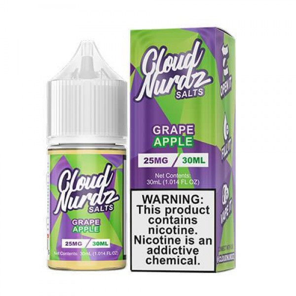 Cloud Nurdz Salts - Grape Apple 30ml