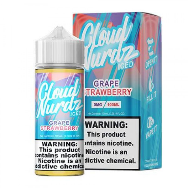 Cloud Nurdz - Grape Strawberry Iced 100ml