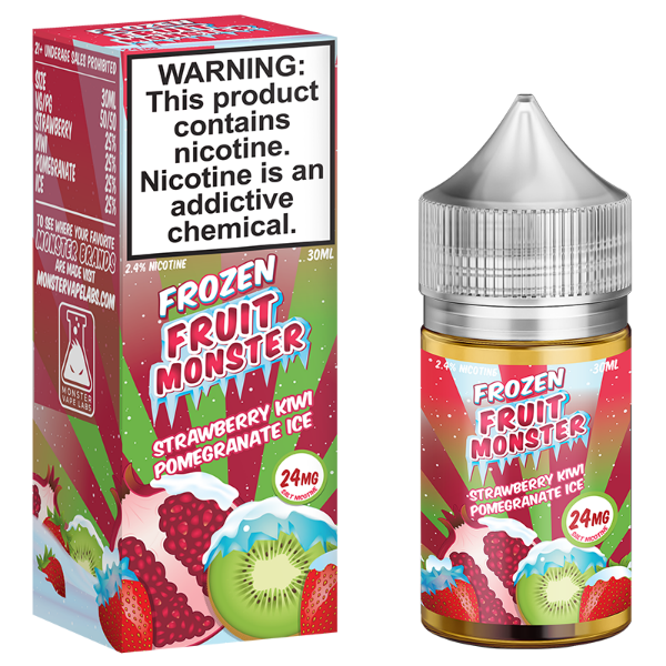 Frozen Fruit Monster Salt - Strawberry Kiwi Pomegranate Ice 30ml