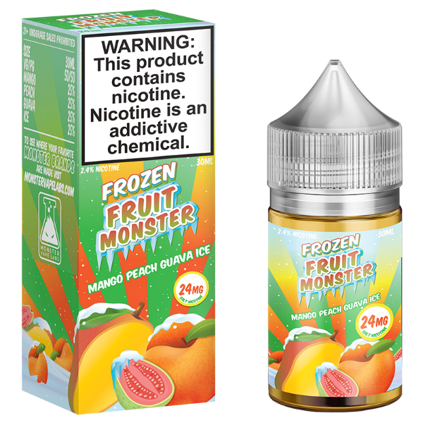 Frozen Fruit Monster Salt - Mango Peach Guava Ice 30ml