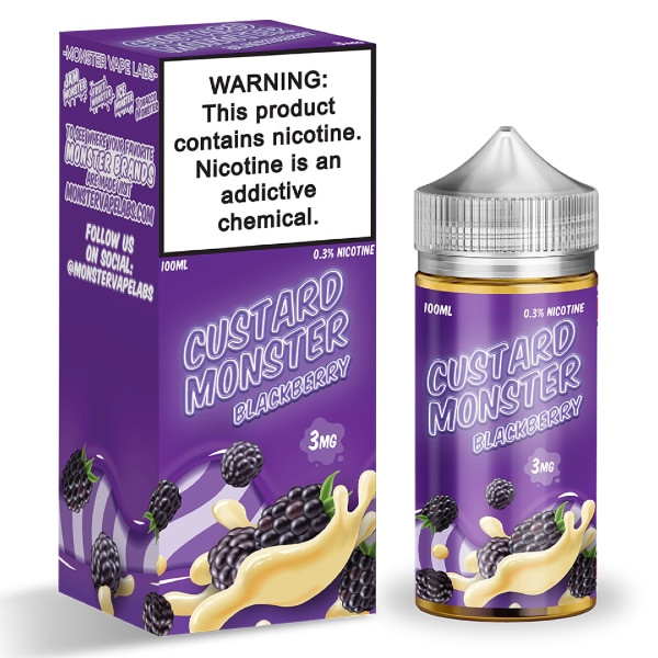 Custard Monster - Blackberry 100ml