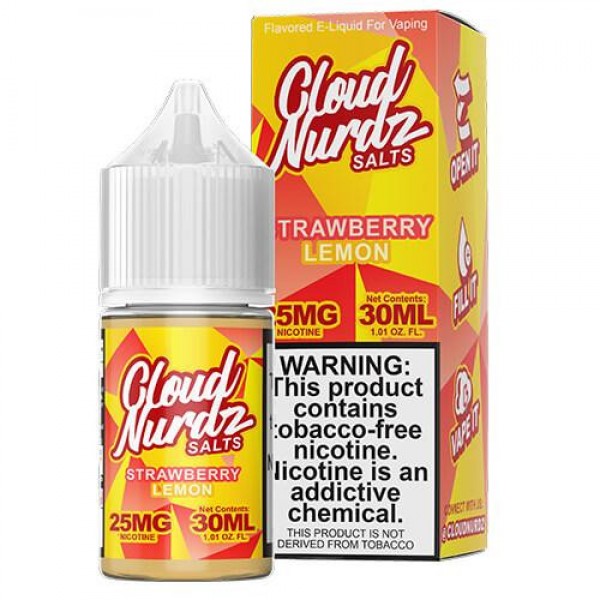 Cloud Nurdz Salts - Strawberry Lemon 30ml