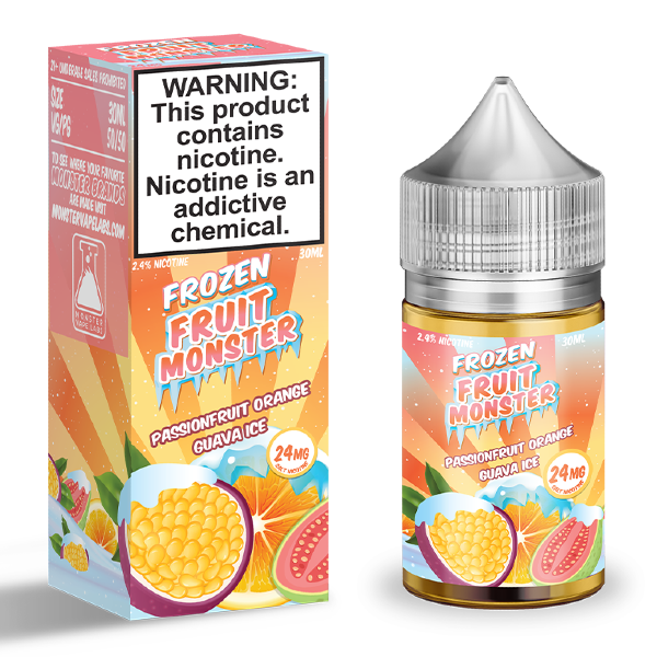 Frozen Fruit Monster Salt - Passionfruit Orange Guava Ice 30ml