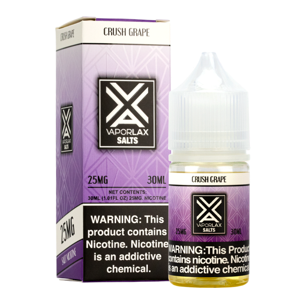 Vaporlax Salts - Crush Grape 30ml