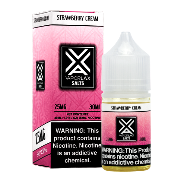 Vaporlax Salts - Strawberry Cream 30ml