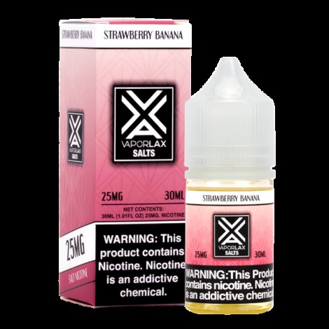 Vaporlax Salts - Strawberry Banana 30ml