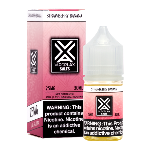 Vaporlax Salts - Strawberry Banana 30ml