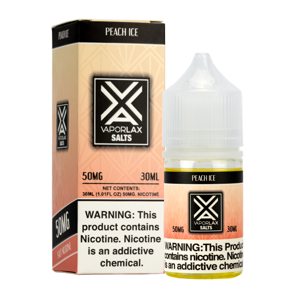 Vaporlax Salts - Peach Ice 30ml