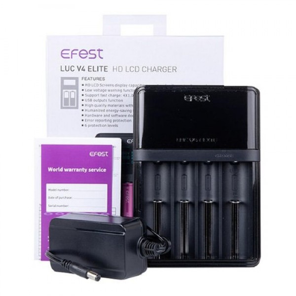 Efest LUC V4 Elite HD LCD Charger