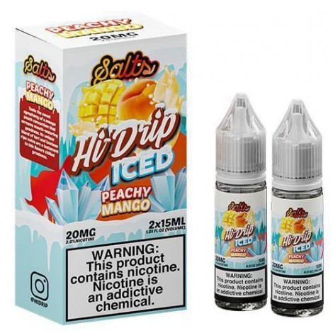 Hi Drip Salts - Iced Peachy Mango 30ml