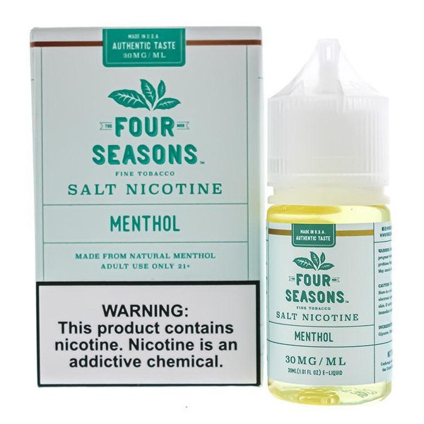 Four Seasons Salts - Menthol 30ml