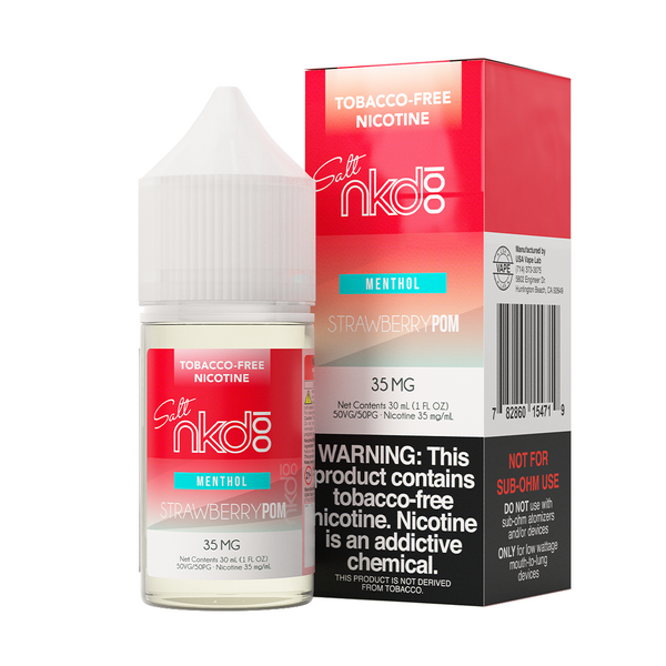 Nkd 100 Salt Menthol - Strawberry Pom 30ml