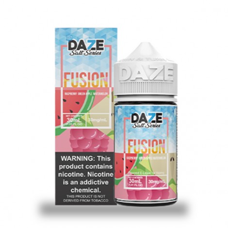 7Daze Fusion Salt - Raspberry Green Apple Watermelon Iced 30ml