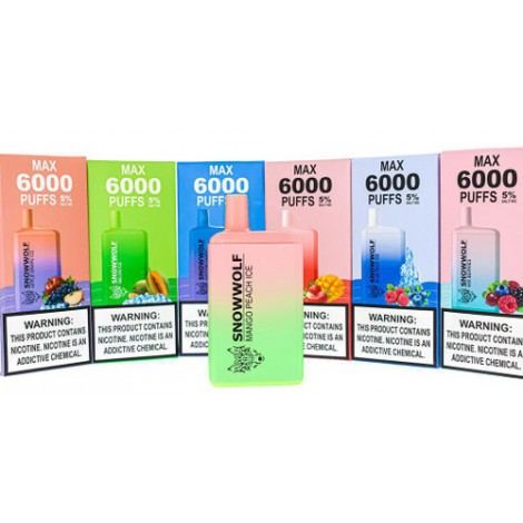 Snowwolf Max 6000 Disposable Pods (6000 Puffs)